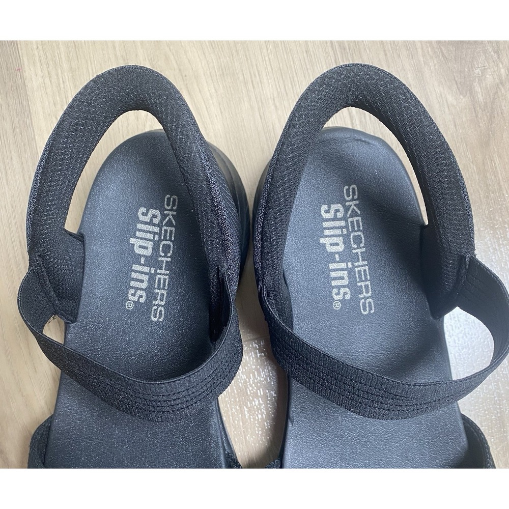Skechers Slip-ins Ultra Flex 3.0 Never Better Sandal Black Women's Size 11 - Picture 6 of 8